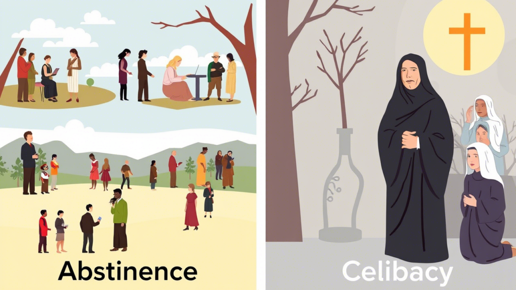 abstinence vs celibacy