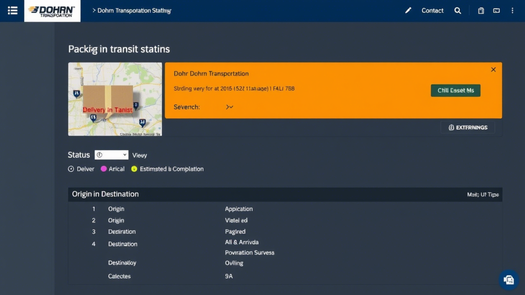 dohrn transportation tracking